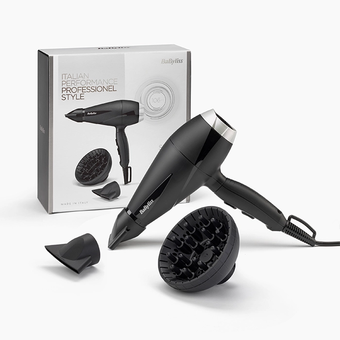 6710DE BABYLISS sušilo za kosu 6710DE AC 2100W (crna/siva)