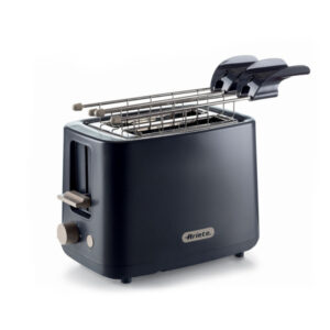 00C015703AR0 ARIETE toster za 2 kriške s hvataljkama 157/03 tamno sivi