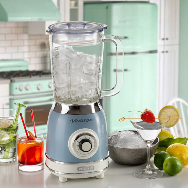 00C058305AR0 ARIETE blender stakleni Vintage 583/05 plavi