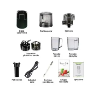 H70ST-BES02FG HUROM sokovnik hladno prešanje H70ST-BES02FG šumsko zeleni