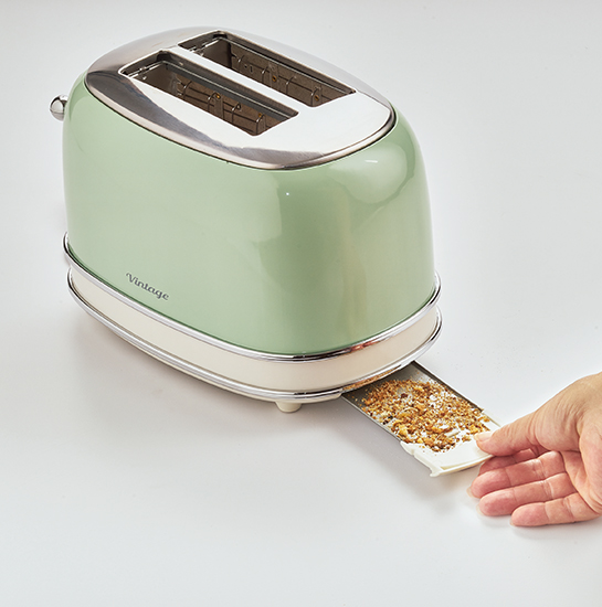 00C015514AR0 ARIETE toster Vintage 155/14 zeleni