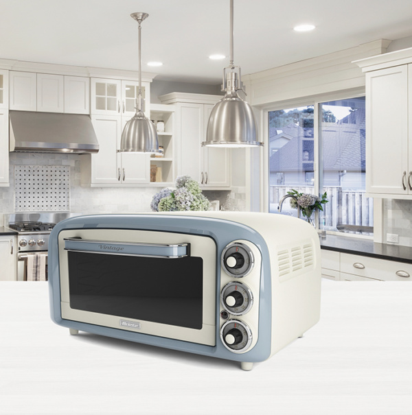 00C097905AR0 ARIETE mini pećnica Vintage 979/05 plava