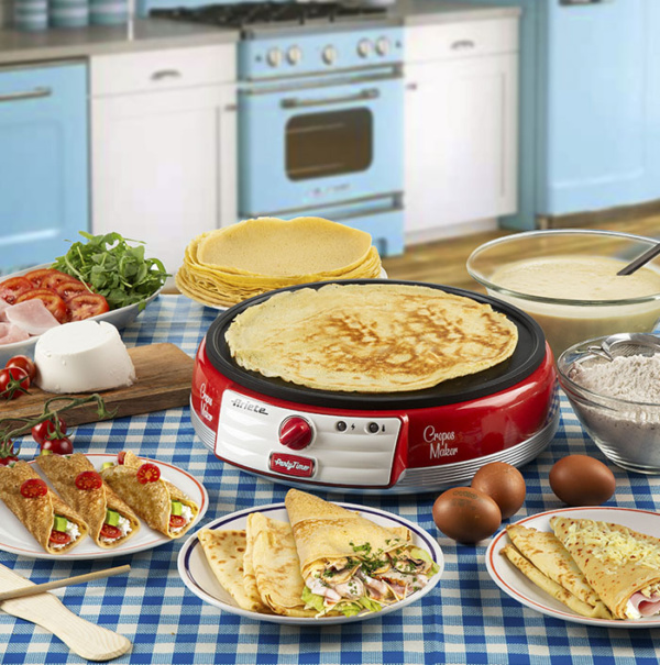 00C020200AR0 ARIETE aparat za palačinke 202/00 crveni