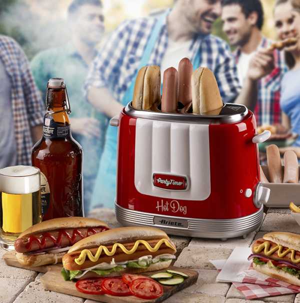 00C020600AR0 ARIETE aparat za hot dog 206/00 crveni