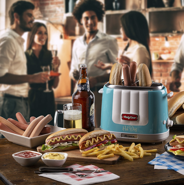 00C020601AR0 ARIETE aparat za hot dog 206/01 plavi