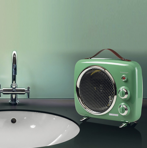 00B080804AR0 ARIETE električna grijalica Vintage 808/04 zelena