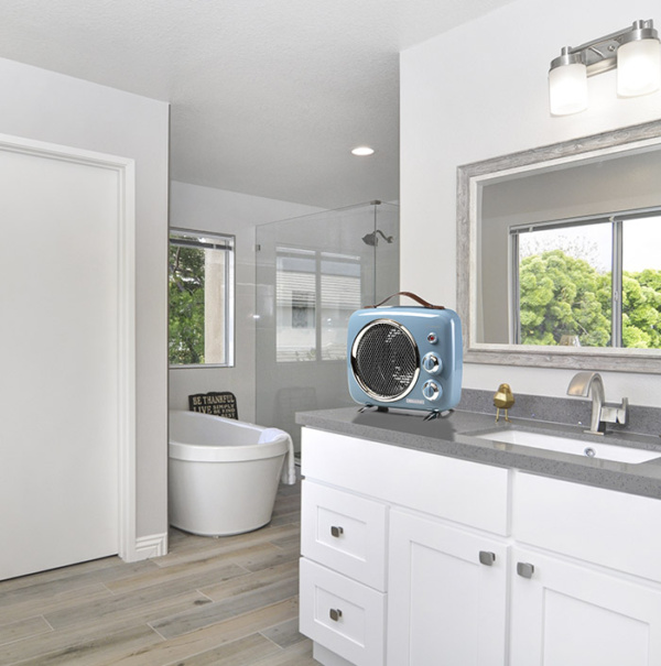 00B080805AR0 ARIETE električna grijalica Vintage 808/05 plava