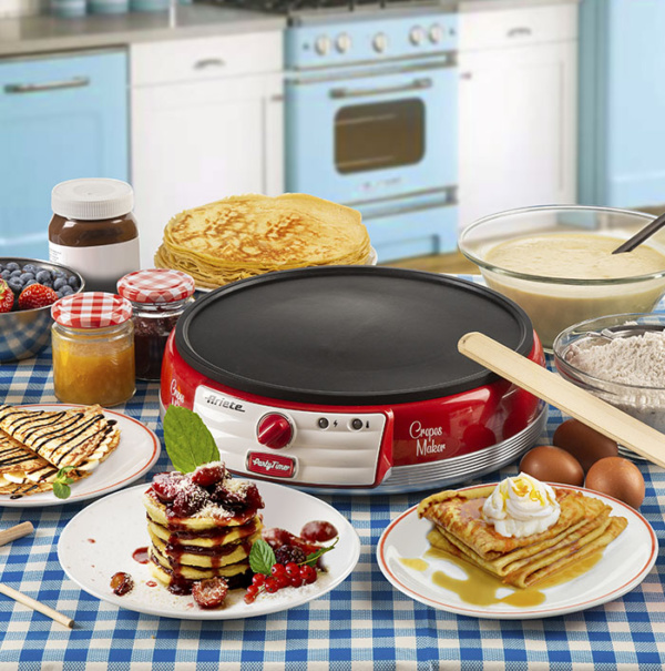 00C020200AR0 ARIETE aparat za palačinke 202/00 crveni