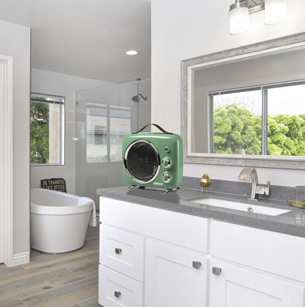 00B080804AR0 ARIETE električna grijalica Vintage 808/04 zelena